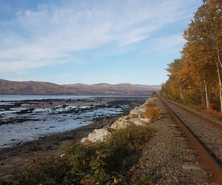 Chemin de fer ligne de fuite